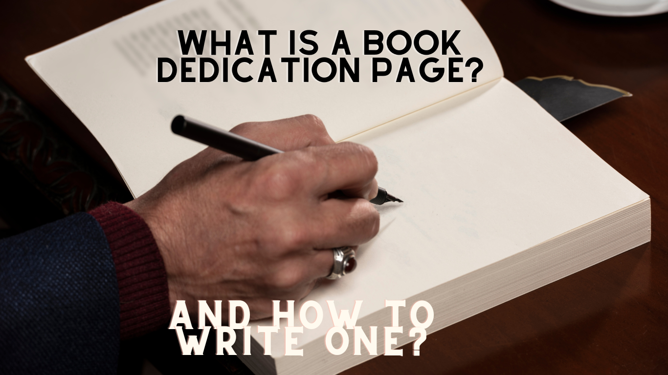what is book dedication