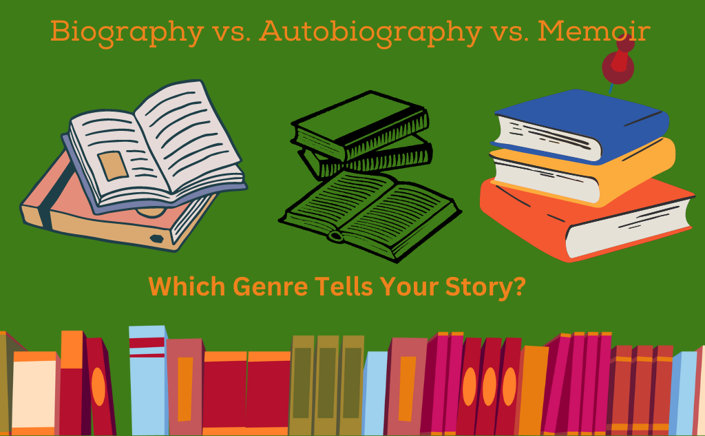 Biography vs autobiography vs memoir